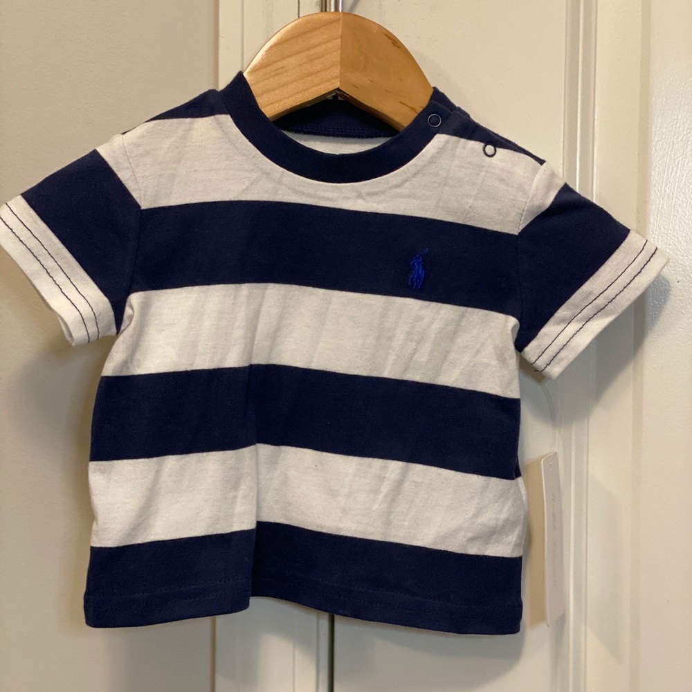 Baby Boy - Striped Cotton Jersey Tee